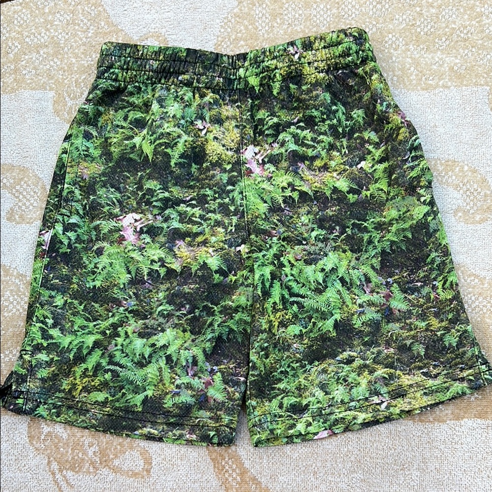 Nike Athletic Boy's Lime Green / multi colored shorts SB